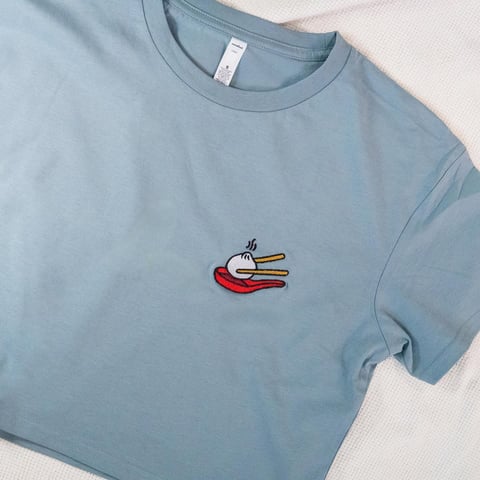 Crop tees for the summer weather 🌞 in our newest teal color