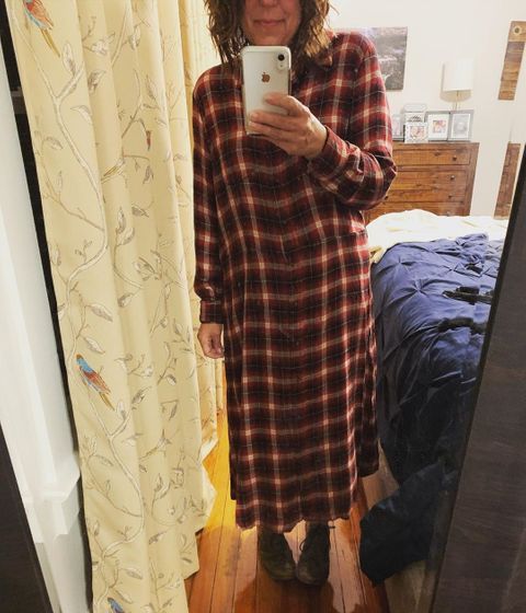 When you wear a dress to work that you could sleep in but add cool shoes. Happy Tuesday. #fallfashion #bedstu #comfy