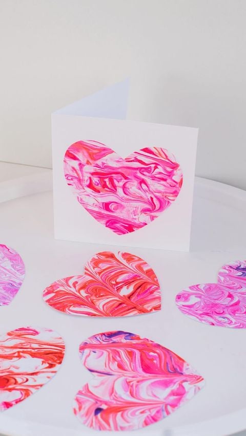 Tissue paper heart bunting, paintbrush, product, This DIY tissue paper  heart bunting makes a lovely decoration for the home 💕 SHOP HERE >>>   Products, By Baker  Ross