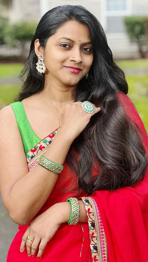 VAMA FASHIONS Maharashtrian Nose nath without piercing marathi Nose Ring